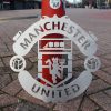 Stainless Steel Manchester United FC Sports Logo Plaque