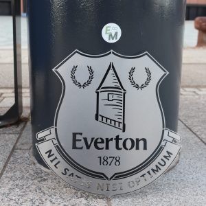 Stainless Steel Everton FC Sports Logo Plaque