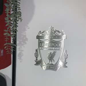 Liverpool FC plaque stainless steel
